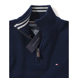 Tommy Hilfiger Sweter Meski na zamek - Half Zip